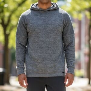 Men's Outpost Makers Charcoal Hoodie Cotton/Nylon/Wool Unisex Med